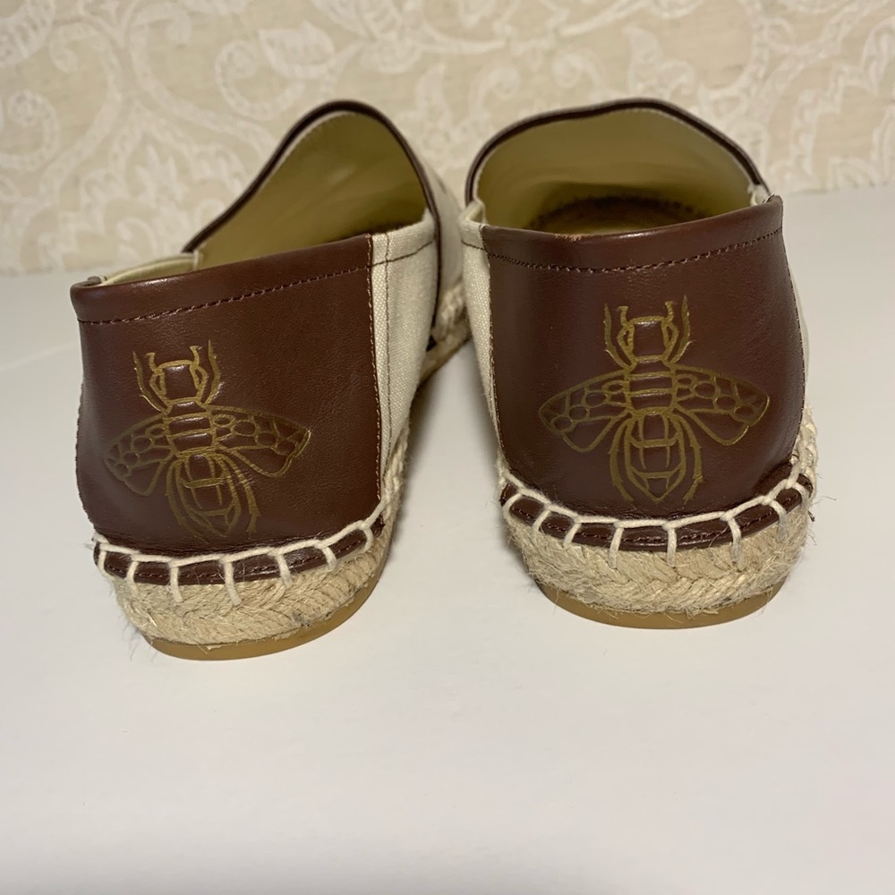 Gucci canvas spadrille flat shoes  fast shipping!